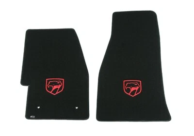 Alfombrillas Lloyd VELOURTEX negras logotipo rojo Dodge Viper GTS 1999 a 2002 Foto 1 de 4