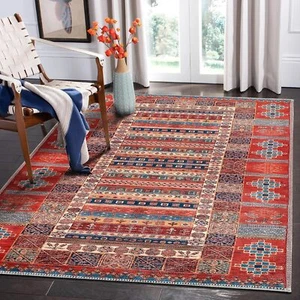 Machine Washable Large Area Rugs, Non Slip Rug Floor Carpet For Living Room 1316 - Picture 1 of 34