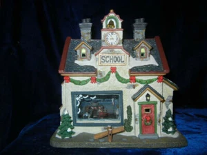 NORMAN ROCKWELL * SCHULHAUS * HAPPY BIRTHDAY MISS JONES WEIHNACHTSHAUS - Bild 1 von 1