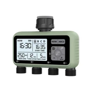 4 Zone Sprinkler Water Timer IP54 Automatic Mode Irrigation for Lawn Yard Pool - Picture 1 of 7