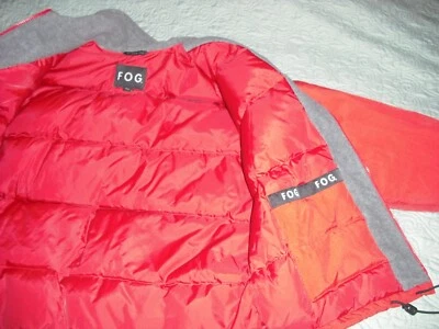 Abrigo de plumón Red FOG de London Fog para hombre chaqueta acolchada de plumón de ganso grande L Foto 1 de 4