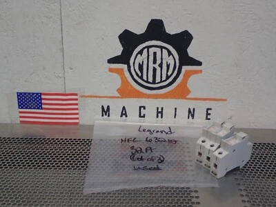 Portafusibles Legrand 01127 32A 400V 500V 10X38 con fusibles 32A usados (lote de 3) Foto 1 de 4