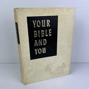 50’s Study Bible & You Arthur S Maxwell Hardcover Illustrated Vintage Christian - Picture 1 of 22