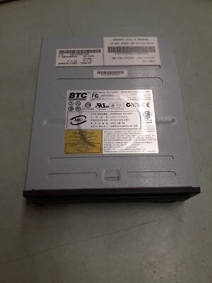 BTC BCD-F523E IDE CD-ROM Drive 71P7376 71P7377 - Black Bezel - Image 1 of 4