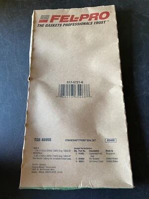 (OA) TCS 45955 Fel-Pro Crankshaft Front Seal Set fits GEO 1.8 Toyota 1.8 — 第 1/3 张图片