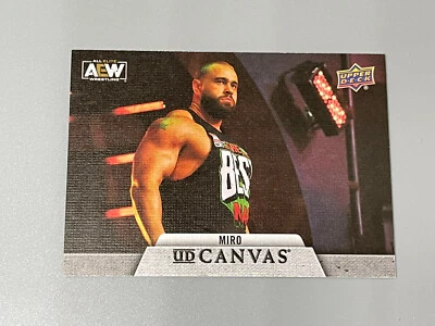 Miro 2021 Upper Deck AEW First Edition Canvas Insert C-8 - Image 1 of 2