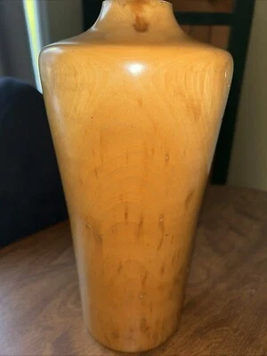 Holzvase signiert, MBE 1991. Ming Style. Holz Vase - Bild 1 von 4