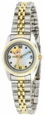 Nuevo Reloj Coleccionable Pulsera Dos Tonos Disney Tinker Bell TNK451 Foto 1 de 3