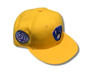 7 5/8 BRAND NEW MILWAUKEE BREWERS PINK LEMONADE OG HATCLUB EXCLUSIVE HAT - Picture 1 of 4