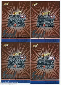 2016 Select Footy Stars Excel Parallel CHECK LISTS (4 cards) - Picture 1 of 1