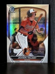 2023 Bowman Chrome National NSCC Jackson Holliday Refractor Prospect MLB-28 - Picture 1 of 2
