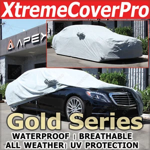 2018 2019 MERCEDES-BENZ S450 S560 SEDAN WATERPROOF CAR COVER W/MIRRORPOCKET GREY - Picture 1 of 10