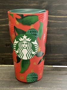 Starbucks 2019 Ceramic Holiday Traveler 12oz Tumbler Tasse Becher Christmas Ornaments - Bild 1 von 2