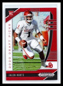 💥 Jalen Hurts 2020 Panini Prizm Draft Picks Red Prizm # 129 (RC) SP - Picture 1 of 2