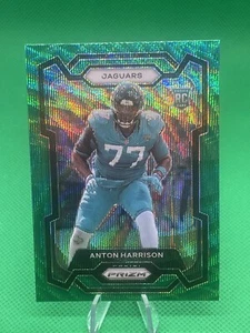 Anton Harrison Green Wave Prizm Rookie RC 2023 PRIZM #347 Jacksonville Jaguars - Picture 1 of 2