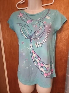 Stars And Sprinkles Girls Size XL 14/16 Mermaid "Mermaizing" Teal Tunic - Picture 1 of 4