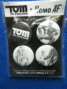 TOM OF FINLAND + HOMO AF OFFICIAL BUTTON SET #3 - Bild 1 von 1