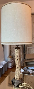 Vintage MCM Cholla Cactus Lamp Base w/ Shade w/ Accurate Casting Base & Hardware - Picture 1 of 22
