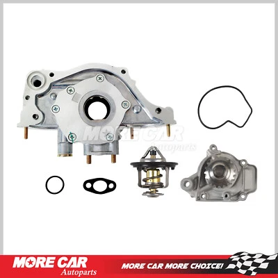 Bomba de aceite bomba de agua con termostato apto para Honda Civic CRX 1988-1995 1,5 L 1,6 L L4 Foto 1 de 4