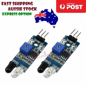 2pcs IR Infrared Obstacle Avoidance Sensor Module Smart Car Robot Photoelectric - Picture 1 of 1