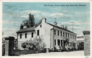 VINTAGE BOONVILLE MO OLD TAVERN ARROW ROCK VINTAGE POSTCARD 042324 T - Picture 1 of 2
