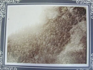 1912 REAL PHOTO KINGDOM BULGARIA SOLDIERS BULGARO-TURKISH WAR RARE - Picture 1 of 7