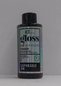 ID HAIR GLOSS TONER High Saturation DEMI All Vegan Hair Color ~ 2.54 fl. oz.! - Picture 1 of 3