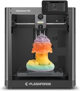 FLASHFORGE Adventurer 5M 3D Printer Fully Auto Leveling w/ Max 600mm/s Core XY - Picture 1 of 10