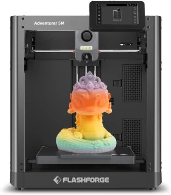 FLASHFORGE Adventurer 5M 3D Printer Fully Auto Leveling w/ Max 600mm/s Core XY - Image 1 of 4