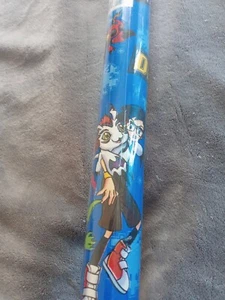 Vtg Year 2000 All Occasion Digimon New Old Stock 40 Sq Ft Gift Wrap - Picture 1 of 6