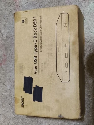 Acer USB Type-C Black Docking Station With AC Adapter, GPD02 - Image 1 of 4