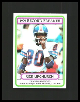 1980 Rick Upchurch - Topps #5 - S1B3R2L42C14 - Image 1 of 2