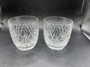 Waterford Crystal - Boyne - 2 Old Fashioned Whiskey Tumbler Glasses - Read - Picture 1 of 7