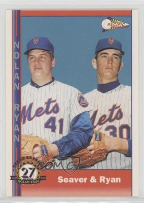 Pacific Texas Express 27 temporadas 1993 Nolan Ryan Tom Seaver y #241 patio Foto 1 de 2