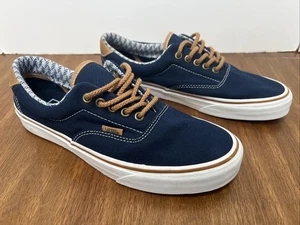 Vans Era 59 Navy Chevron Freizeit Canvas Schuhe (Größe Herren 9/Damen 10,5) - Bild 1 von 7