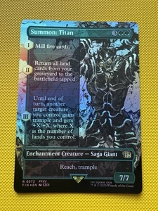 Summon: Titan (Borderless) Final Fantasy Foil - Bild 1 von 2