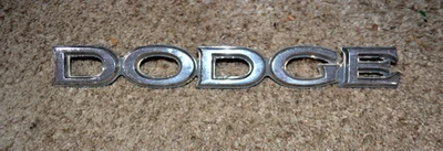 1981-1984 DODGE RAM RAMCHARGER HOOD EMBLEM BADGE METAL USED AUTHENTIC - Image 1 of 4