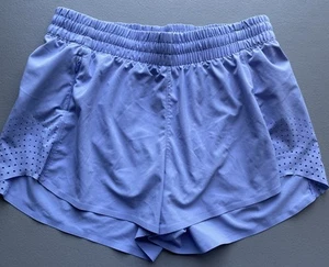 Athleta Hustle 3” Shorts Womens XS Lavender Elastic Waist Athletic Running - Picture 1 of 10