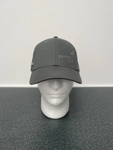 Swarovski Optik Adult Hat Cap Grey Spell Out Logo - Picture 1 of 13