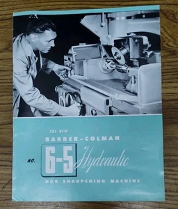 Barber Colman No. 6-5, Wälzfräsmaschine, Prospekt Industrie Bulletin  - Bild 1 von 4