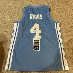 NORTH CAROLINA TAR HEELS- RJ DAVIS SIGNED AUTOGRAPH JERSEY JSA COA BASKETBALL - Picture 1 of 9