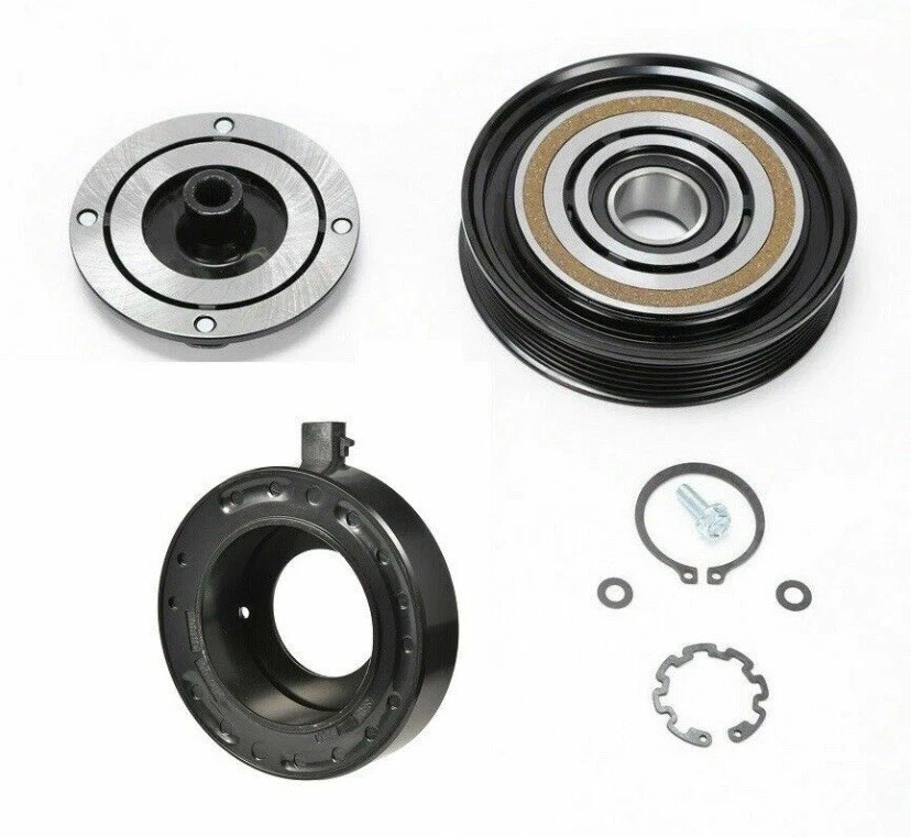 Kit de embrague de compresor de aire acondicionado para Honda Odyssey 2005-2007 bobina de cojinete de polea Foto 1 de 1