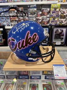 Casco Duke Sonny Jurgensen Autografiado Automático Tamaño Completo con Certificado de Autenticidad - ¡Inscripción HOF! - Imagen 1 de 8