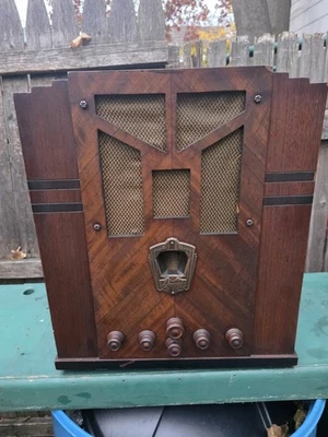 RADIO TUBO LÁPIDA CENITH MODELO 288 ART-DECO RARO (1938) Foto 1 de 4