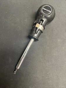 VINTAGE Fiskars Ratcheting Balldriver Screwdriver with 3 Bits - Picture 1 of 3