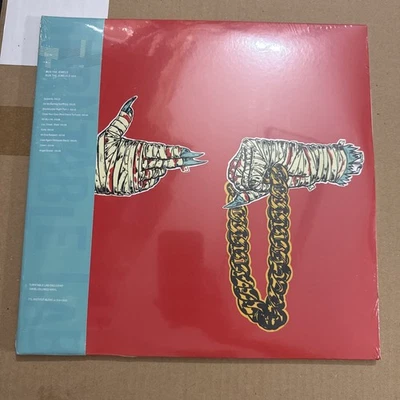 RUN THE JEWELS - RTJ2 Turntable Lab Exclusive Red/Blue Swirl Vinyl OBI TTL RTJ 2 - Image 1 of 2