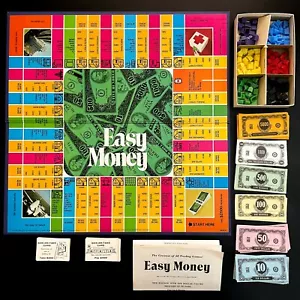Pezzi di ricambio --- EASY MONEY 1974 --- Parti gioco da tavolo, Milton Bradley - Foto 1 di 26