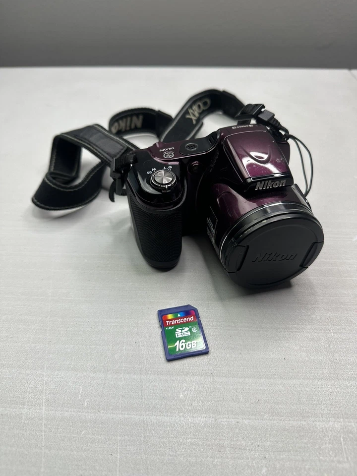 Nikon COOLPIX L820 Digital Camera 16MP / 30x / Full HD w/ 16GB SD Card Tested - Image 1 of 4