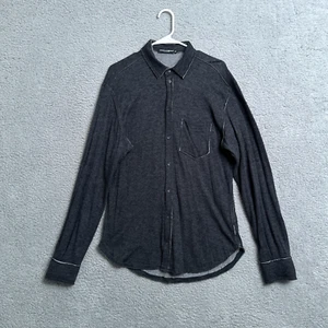 Dolce & Gabbana Men's Grey Wool Blend Button Up Shirt Size 50 Large L ITALY - Picture 1 of 14