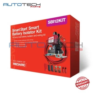 REDARC TBATTERY ISOLATOR KIT 12V 100A SMART START COMPLETE WIRING/FITTING - Picture 1 of 1
